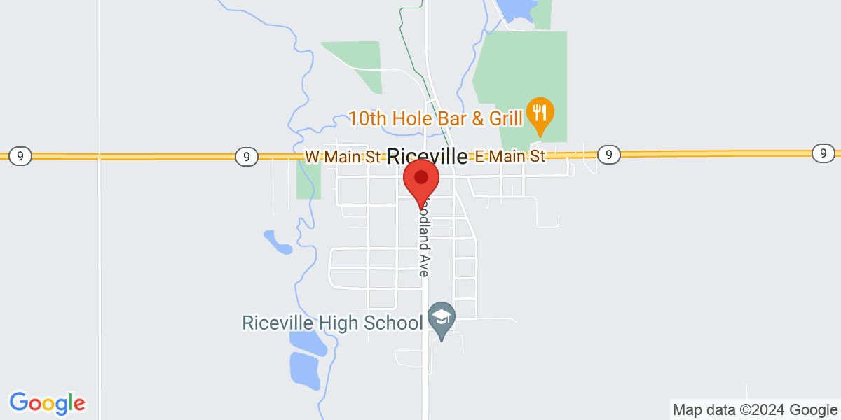 Map of Riceville Public Library